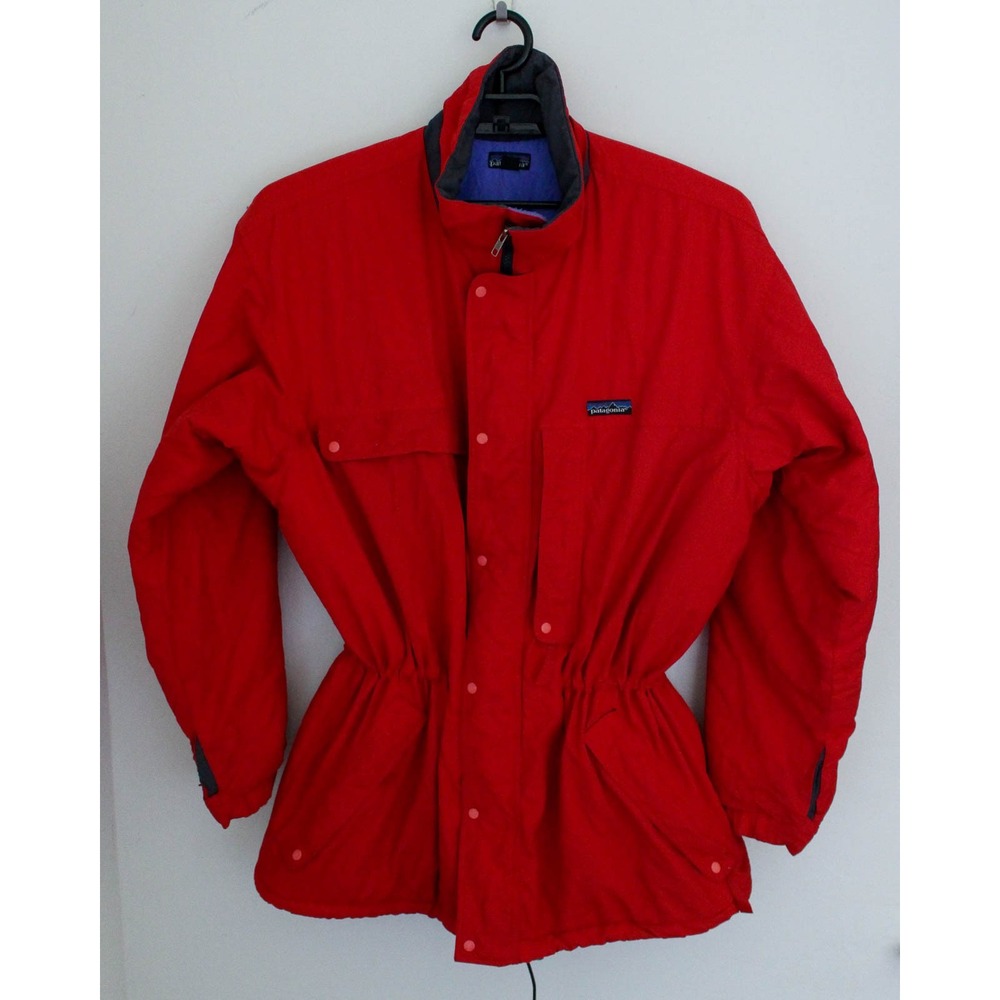 Patagonia Snow Jacket Mens XL Red Insulated Ski Snowboard Vintage *NO‎ Hood